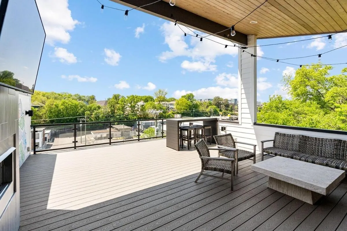 Luxury Home With Huge Rooftop And 7 Beds Nashville Holiday home